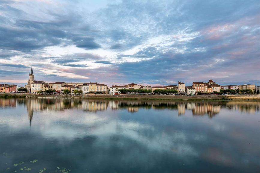 La Saône devant Mâcon